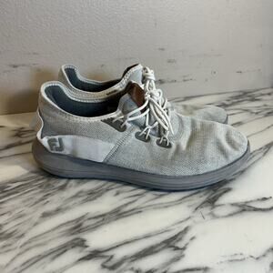 FootJoy Flex Coastal FJ Spikeless Golf Shoes Mens 11.5 Gray 56130 Lightweight